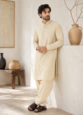 LA | Warm Skin Wash-and-Wear Shalwar Kameez - Unstitched