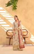 Poshak | Pearl Reverie - Premium Embroidered Lawn 3-Piece Unstitched Suit