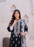 Signature | Black Pearl — Premium Embroidered Lawn 3-Piece Unstitched Suit