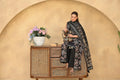 Poshak | Midnight Paisley - Premium Embroidered Lawn 3-Piece Unstitched Suit